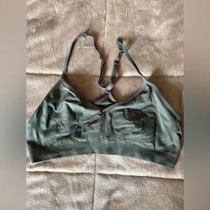 Seamless Olive Bralette
